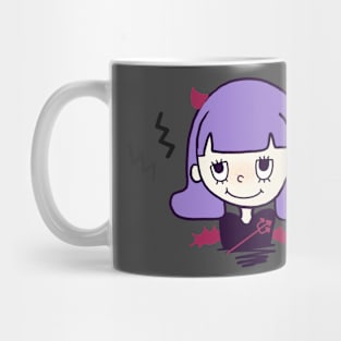 Kawaii Halloween Girl Cute Evil Purple Harajuku Anime Goth Mug